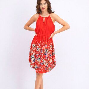 Floral Halter Boho Summer Sundress